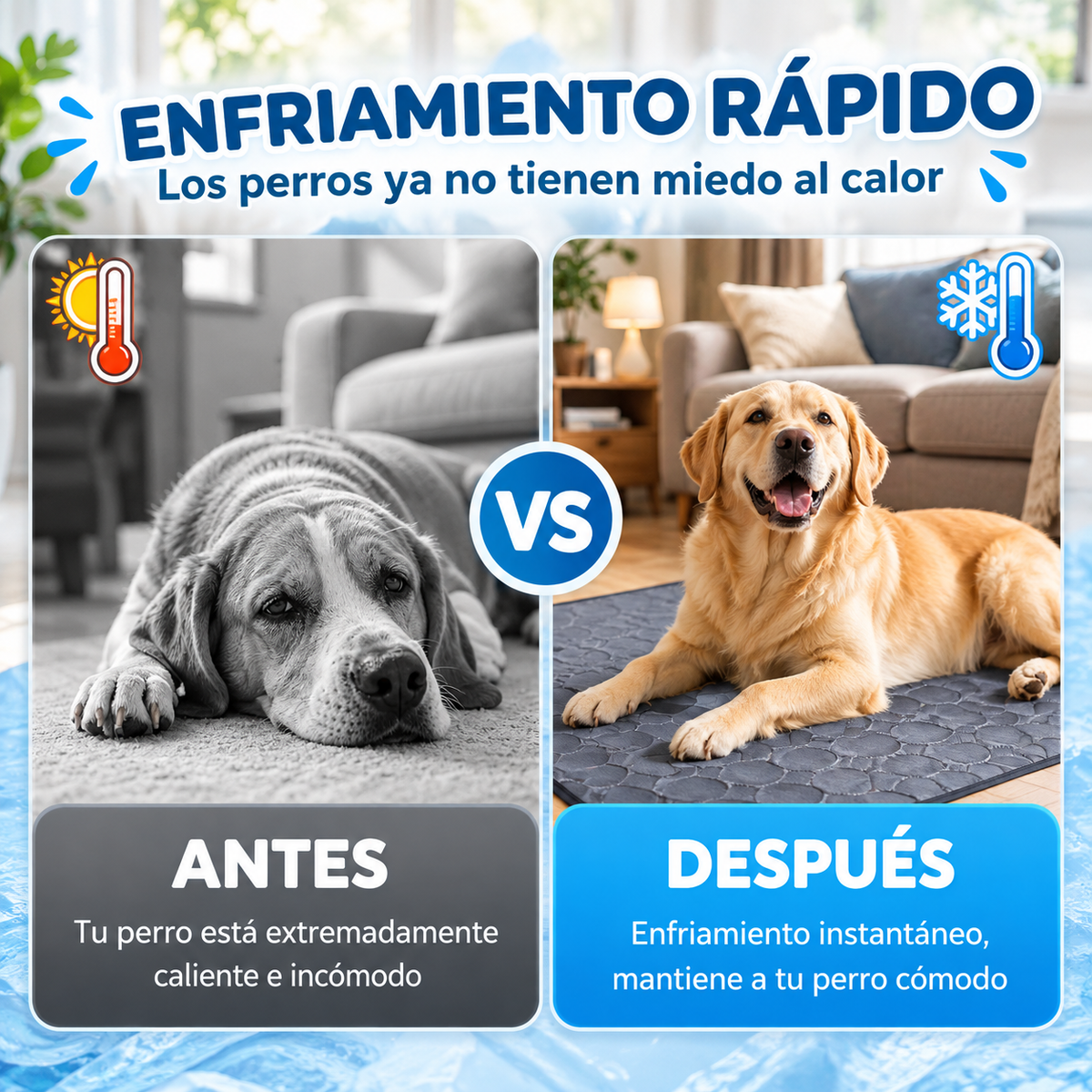 Tapete refrescante para mascotas